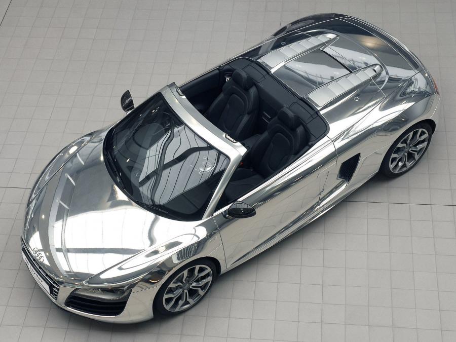  Audi R8 V10 Spyder Chrome 2011 года  (UK) (фото 1 из 3)